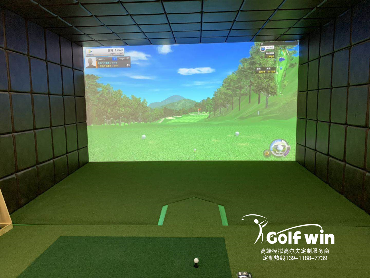 喜報(bào)：江西撫州某單位室內(nèi)高爾夫和人工果嶺驗(yàn)收